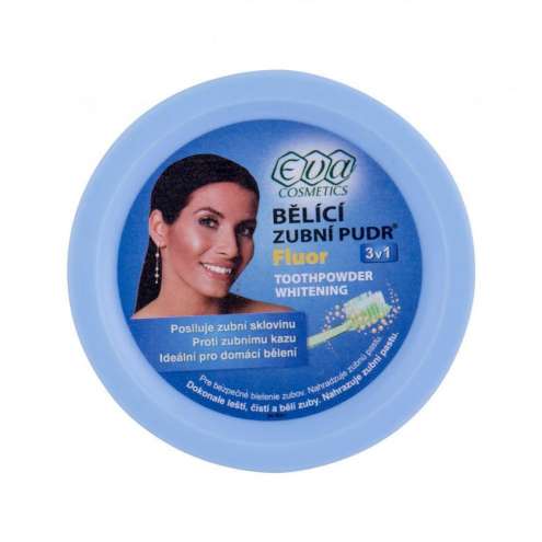 Eva Cosmetics Whitening Toothpowder Fluor bělicí pudr s fluorem 30 g